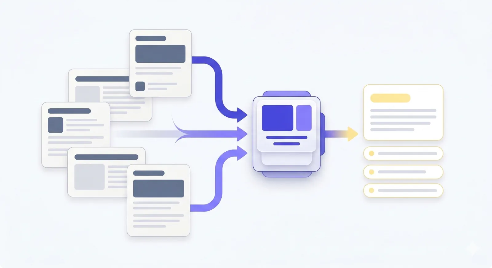 AI daily digest card and newsletter highlights